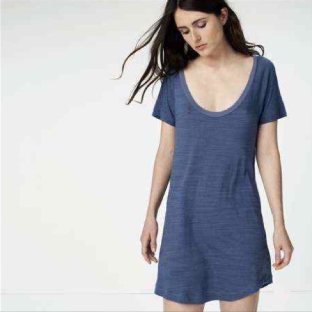 James Perse soft jersey scoopneck dress